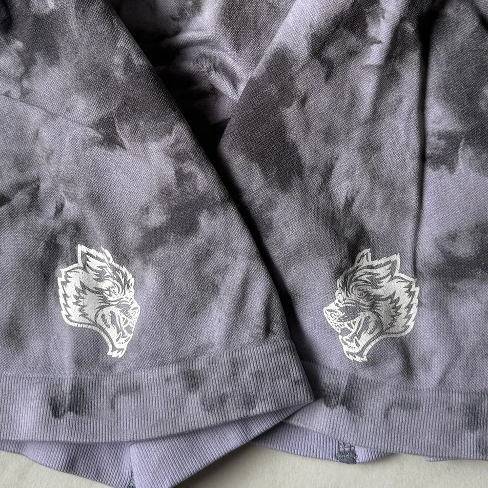 DARC SPORT IYKYK Everson Dual Wolf Purple Grey Marble shorts 162/500 size small - Picture 2 of 6